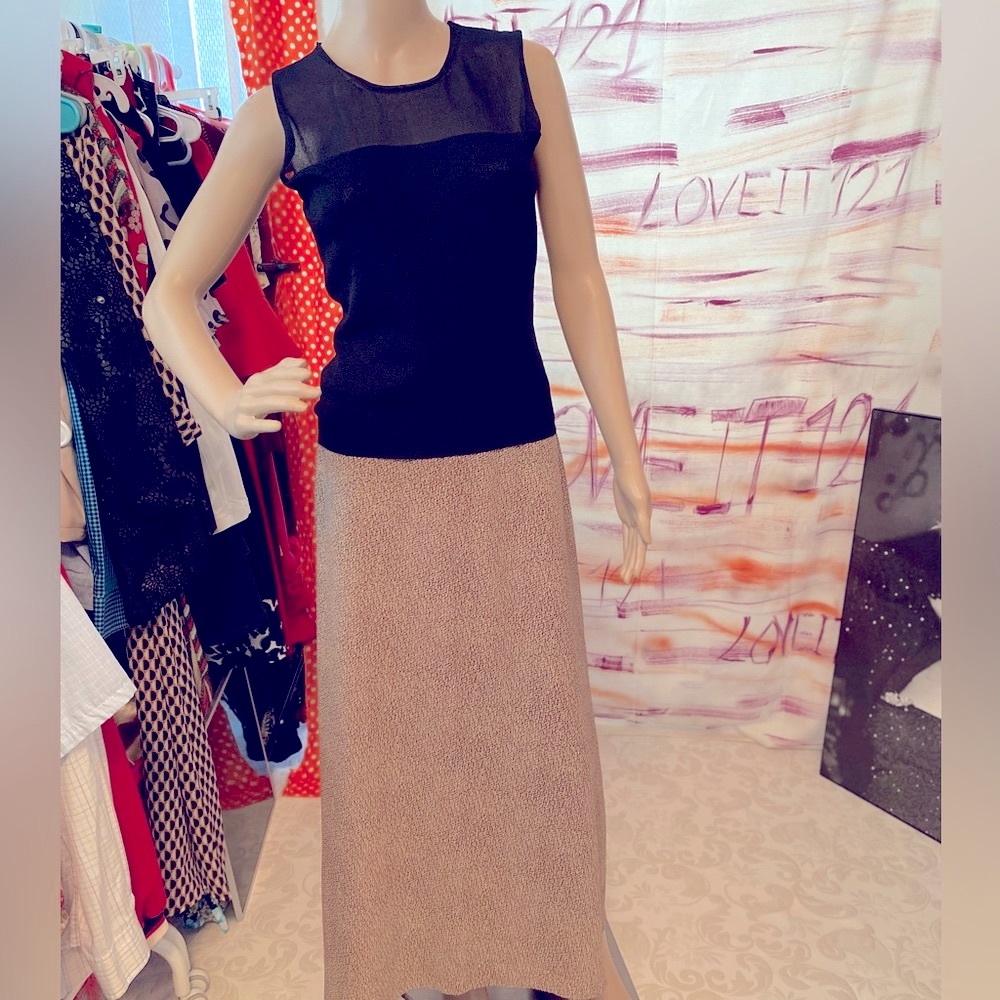 Long Liz Claiborne  polyester skirt size S